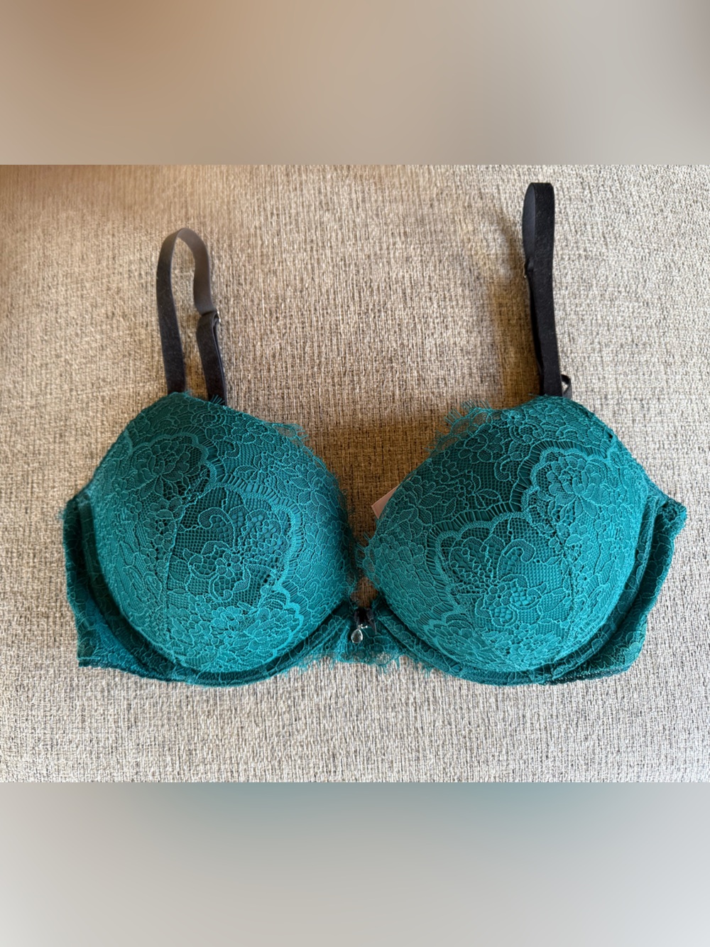 Women's Victorias Secret Dream Angles Lace Push-Up Bra - Teal